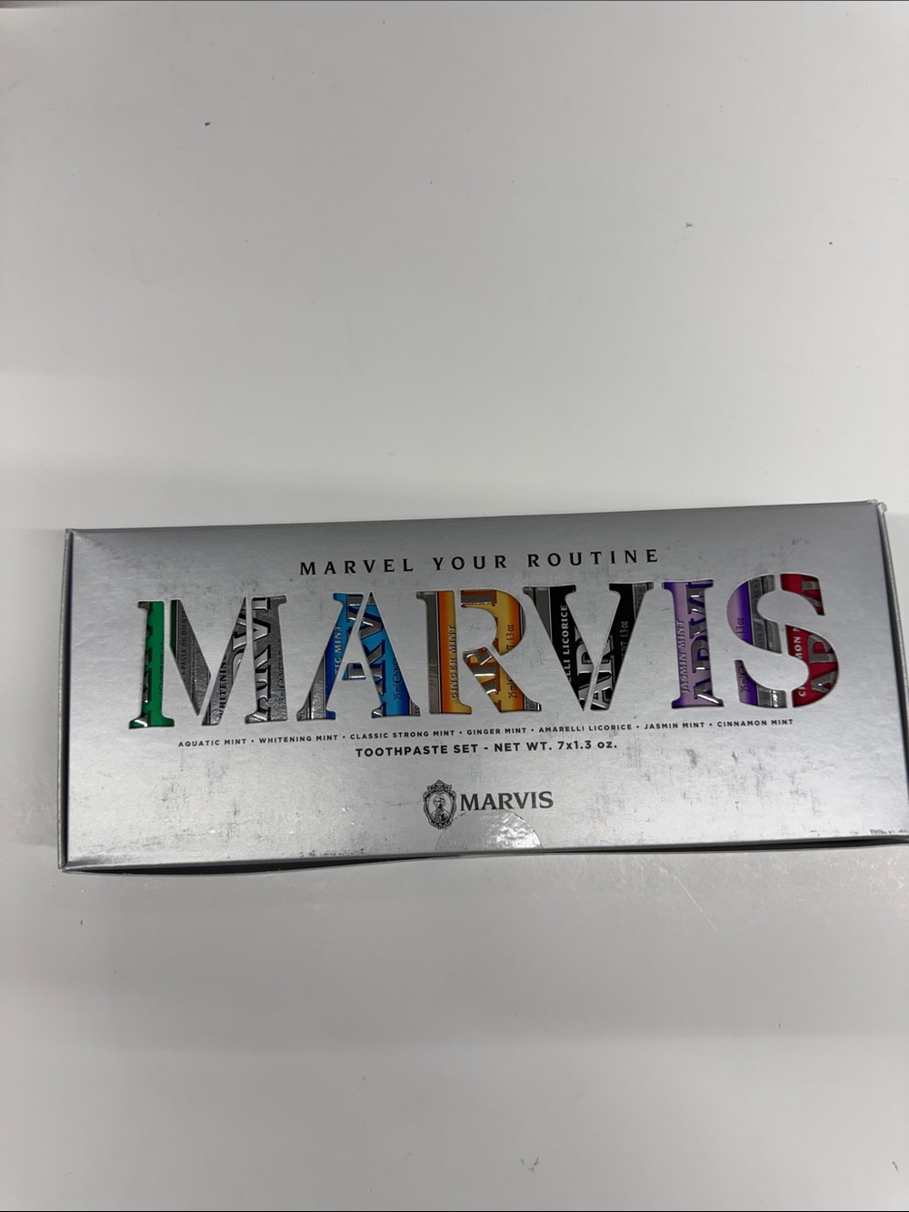 NEW Marvis Toothpaste Set of 7 in Gift Box